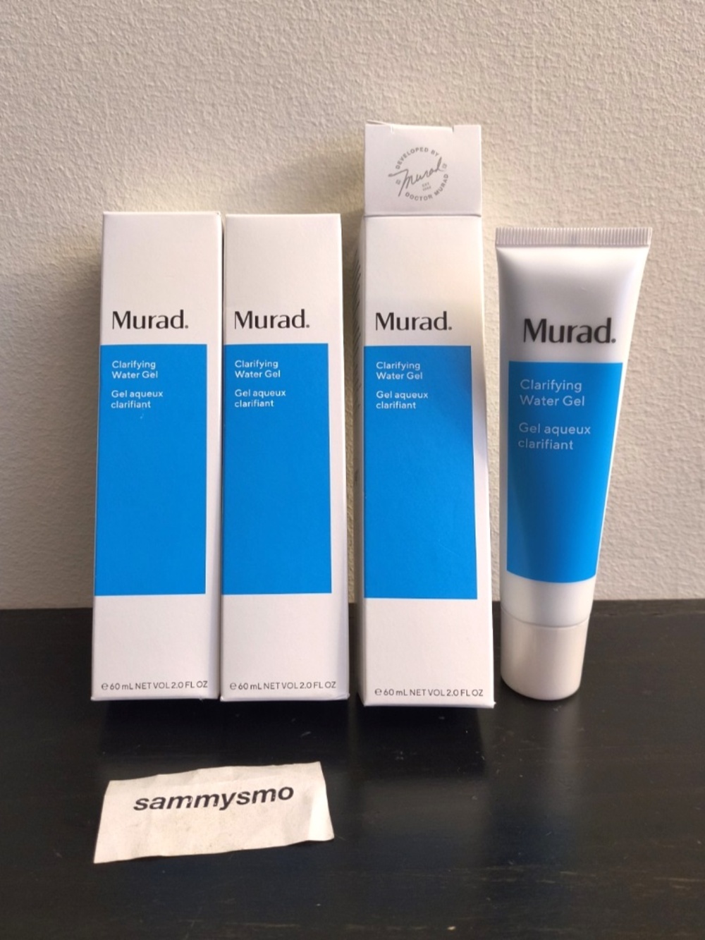 MURAD Clarifying Water Gel Moisturizer step 3, 2 oz x3